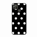 Classic Polka Dot Glass Phone Case for Realme C21Y