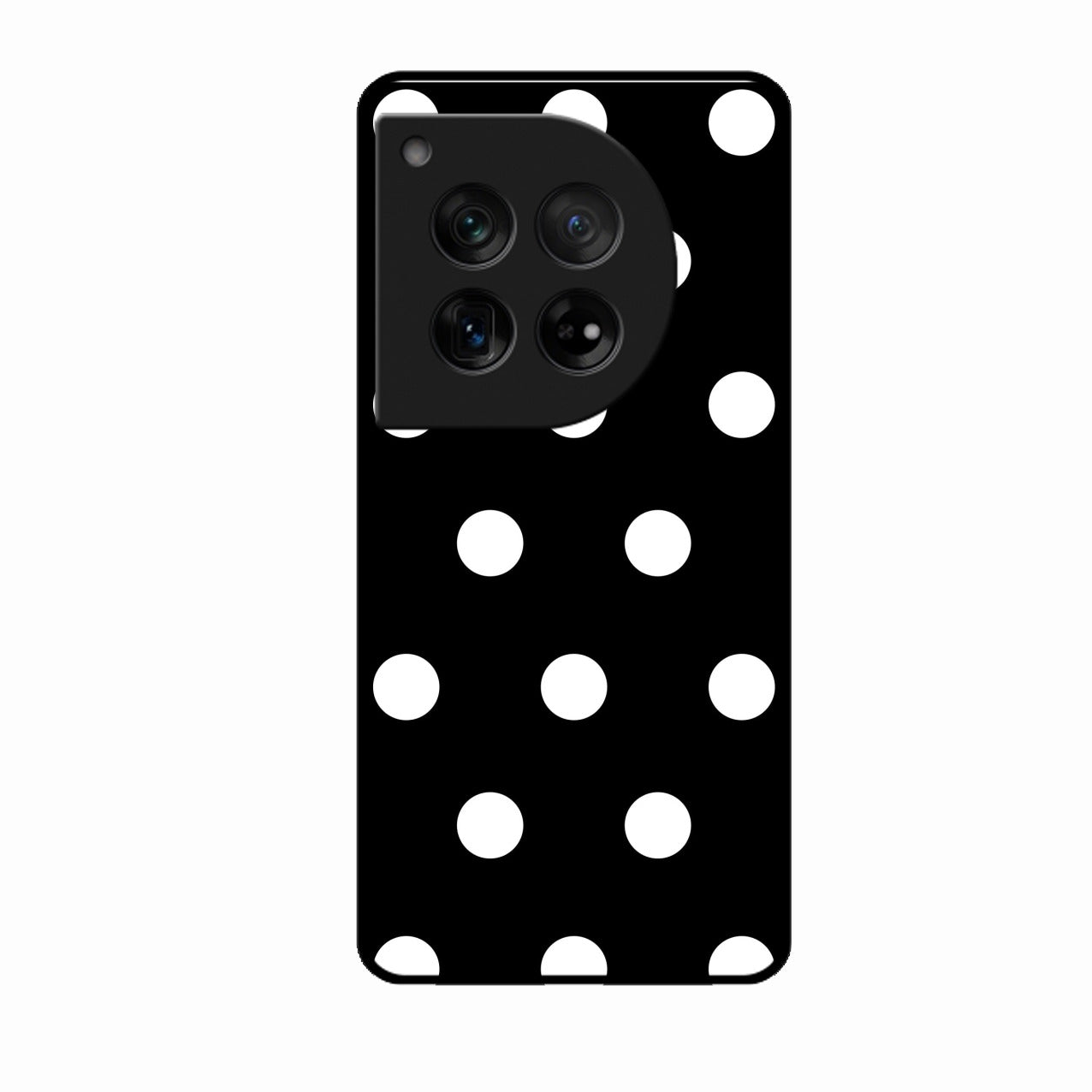 Classic Polka Dot Glass Phone Case for Oneplus 12 5G