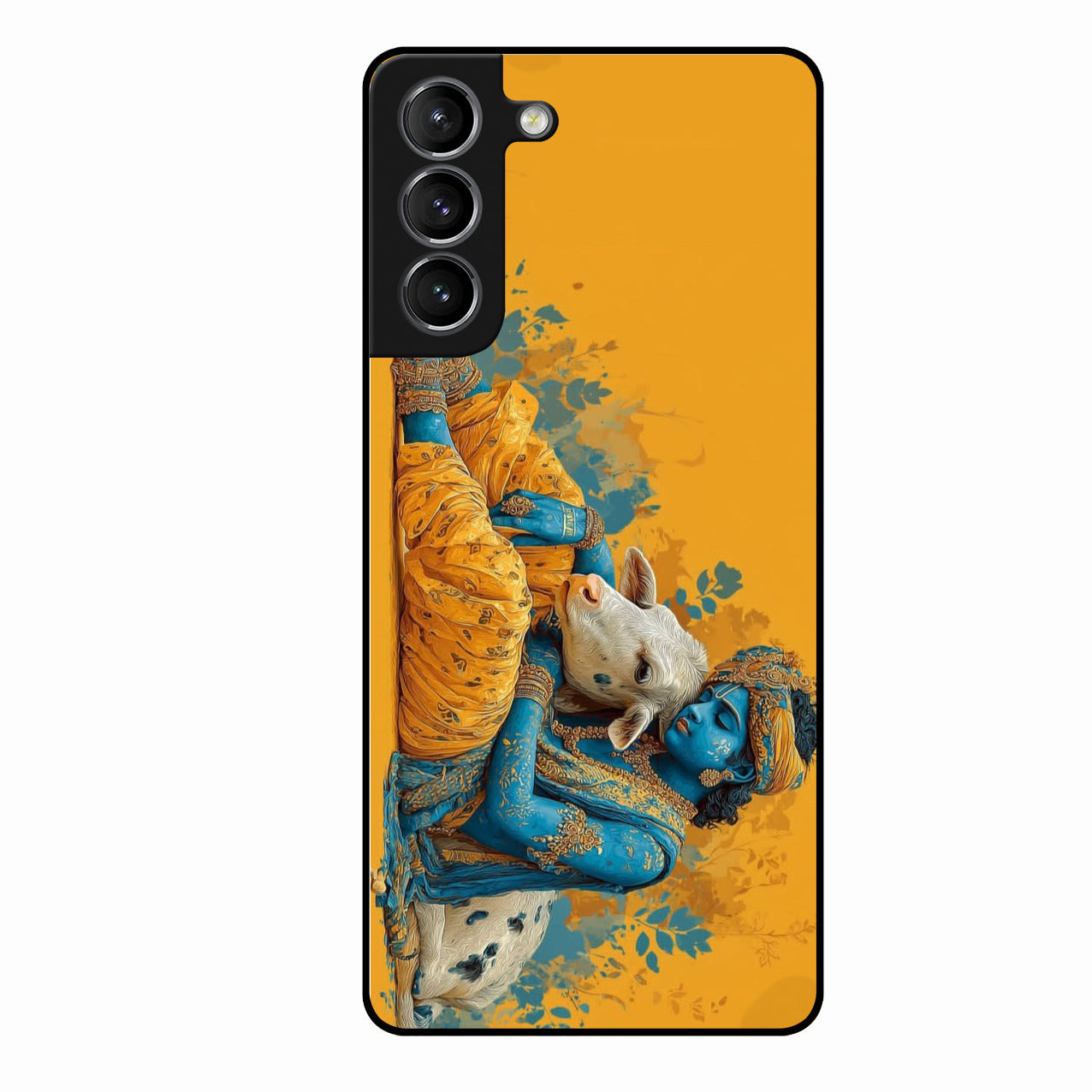 Divine Krishna Gopal Premium Glass Phone Case for Samsung Galaxy S21
