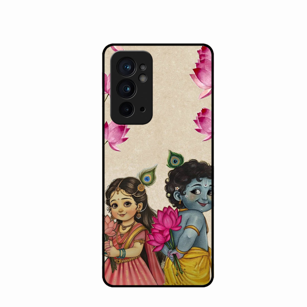 Krishna Eternal Lotus Glass Case for Oneplus 9Rt 5G