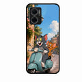 Cartoon Scooter Adventure Premium Glass Phone Case for Redmi 11 Prime 5G