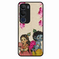 Krishna Eternal Lotus Glass Case for Vivo Y29 5G