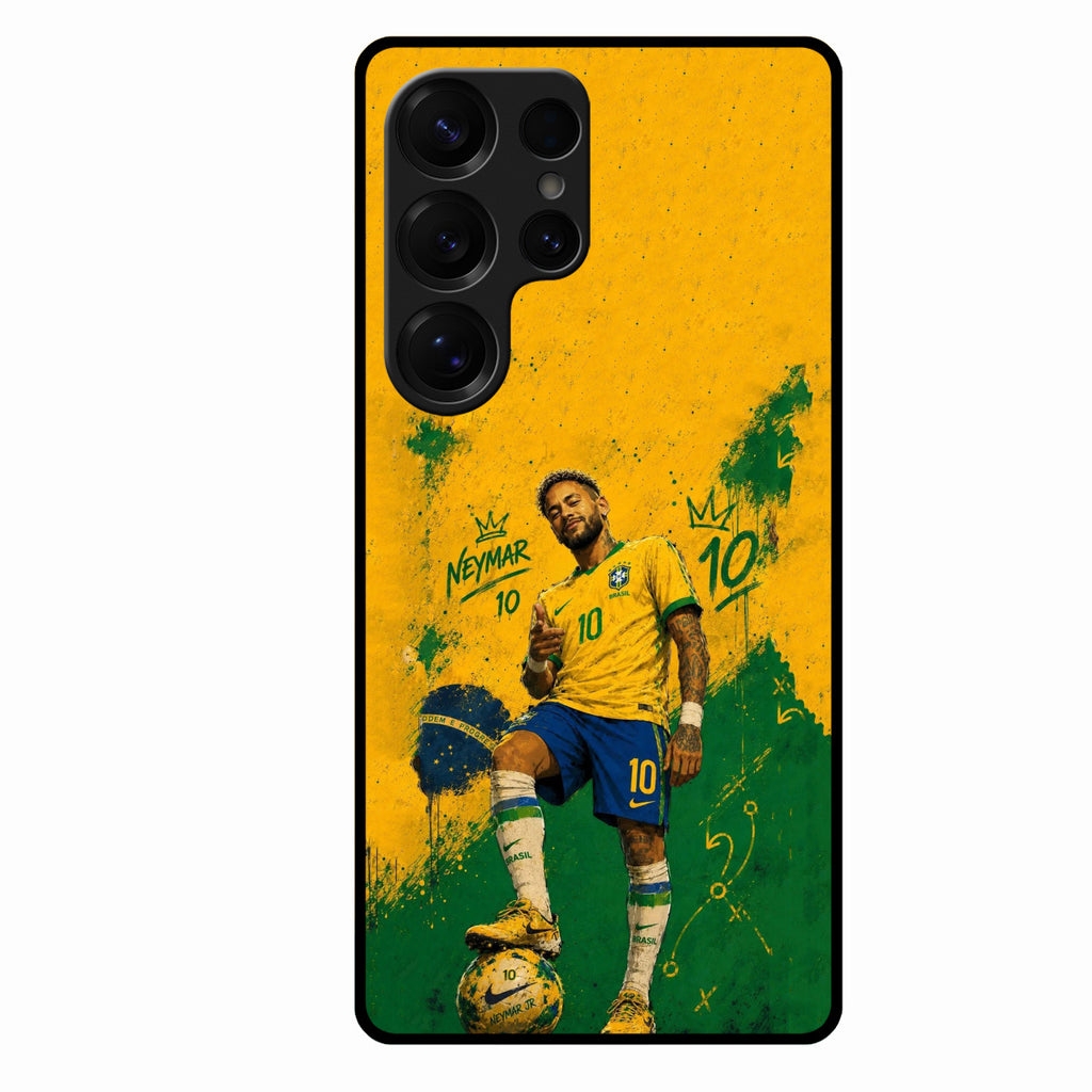 Golden Striker Glass Phone Case for Samsung Galaxy S25 Ultra 5G