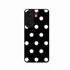 Classic Polka Dot Glass Phone Case for iQOO Neo 9 Pro 5G