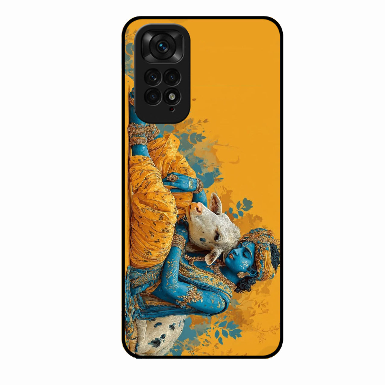 Divine Krishna Gopal Premium Glass Phone Case for Redmi Note 11