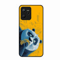 Cute Panda Sketch Premium Glass Phone Case for Realme C35