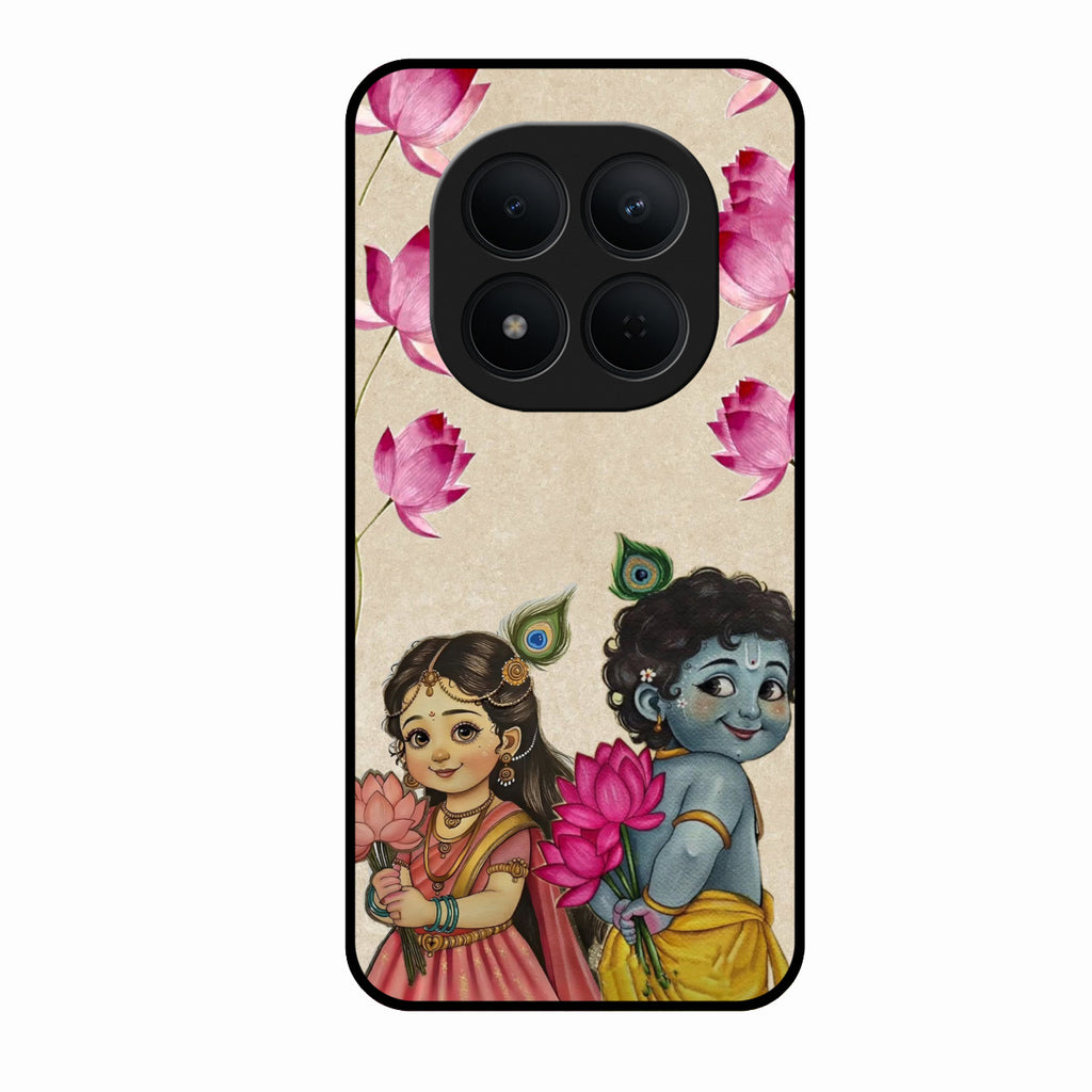 Krishna Eternal Lotus Glass Case for Redmi Note 15 Pro 5G