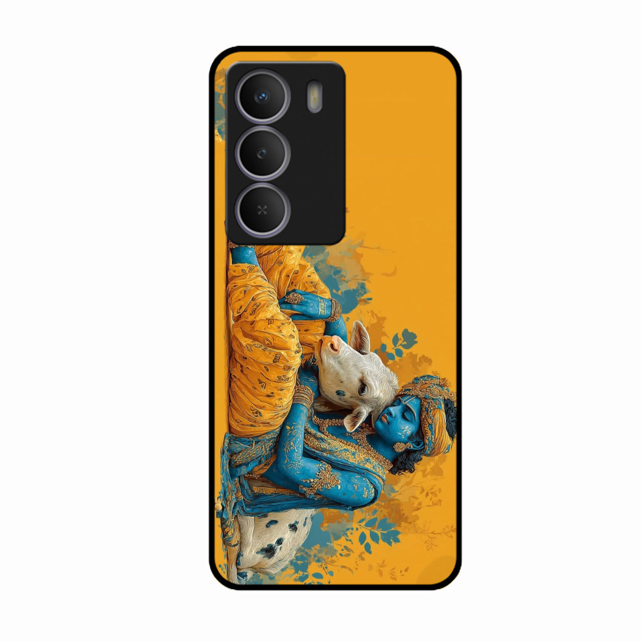 Divine Krishna Gopal Premium Glass Phone Case for Realme P3 Lite 5G