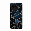 Midnight Gold Geometric Premium Glass Phone Case for Realme C67 5G
