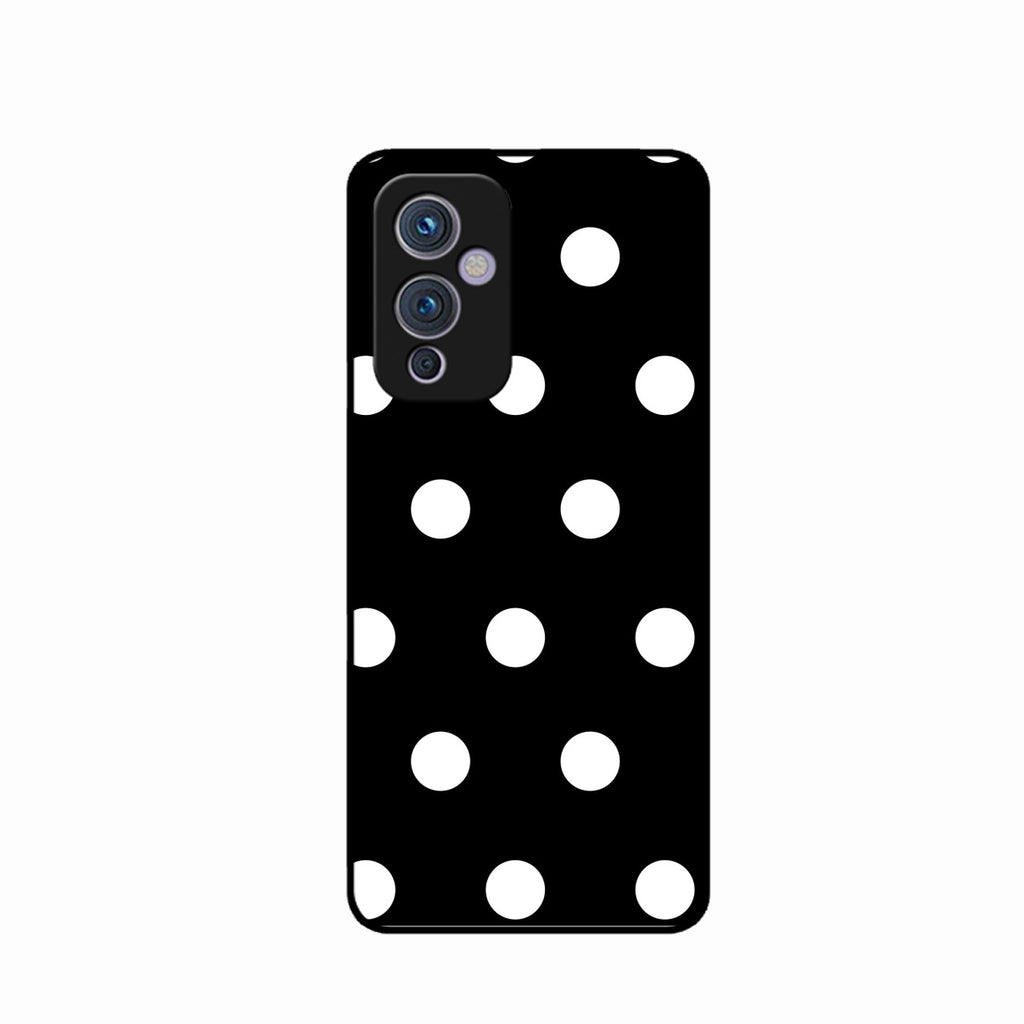 Classic Polka Dot Glass Phone Case for Oneplus 9 5G