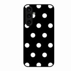 Classic Polka Dot Glass Phone Case for Samsung Galaxy S23 Fe 5G