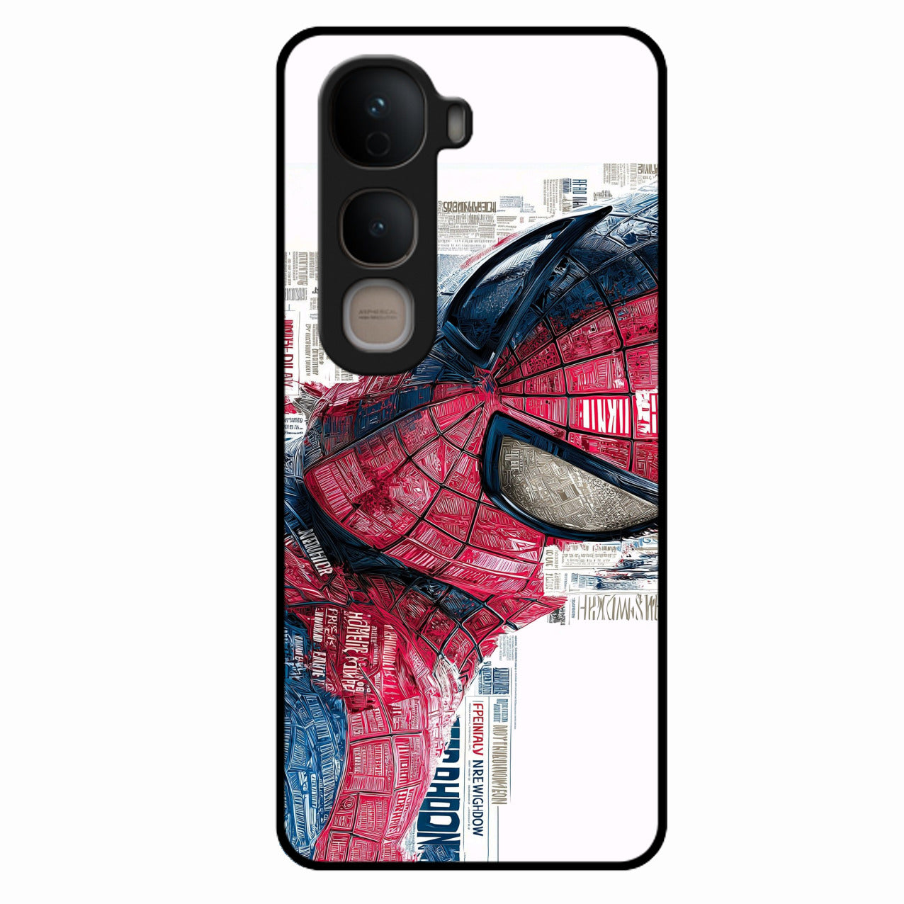 Red Blue Web Hero Glass Phone Cover for Vivo Y400 Pro 5G