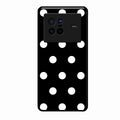Classic Polka Dot Glass Phone Case for Vivo X80 5G