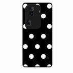 Classic Polka Dot Glass Phone Case for Oppo Reno 11 Pro 5G