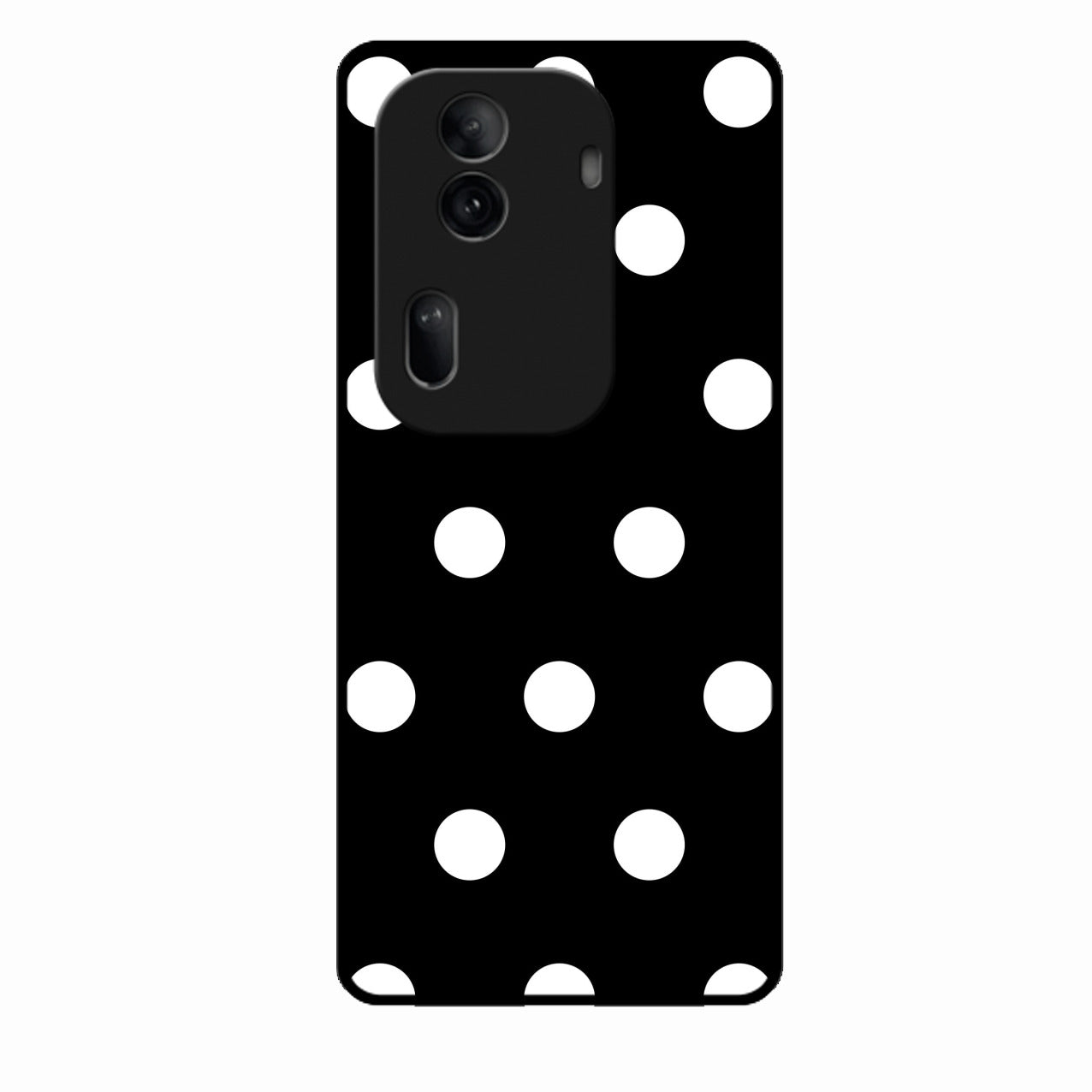 Classic Polka Dot Glass Phone Case for Oppo Reno 11 Pro 5G