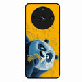 Cute Panda Sketch Premium Glass Phone Case for Realme 11 Pro 5G