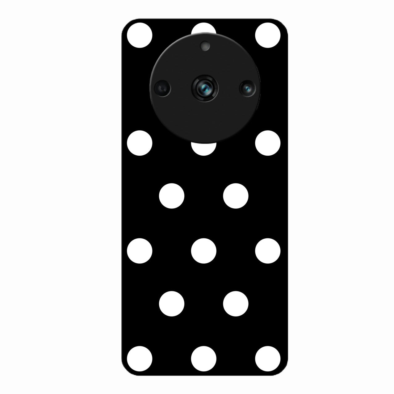 Classic Polka Dot Glass Phone Case for Realme 11 Pro Plus 5G