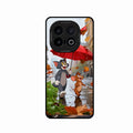 Rainy Day Cartoon Glass Phone Case for iQOO 13 5G