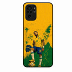 Golden Striker Glass Phone Case for Redmi Note 10