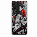 Itachi Uchiha Manga Collage Glass Phone Case for Oppo A3 Pro 5G
