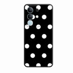 Classic Polka Dot Glass Phone Case for Vivo Y31 Pro 5G