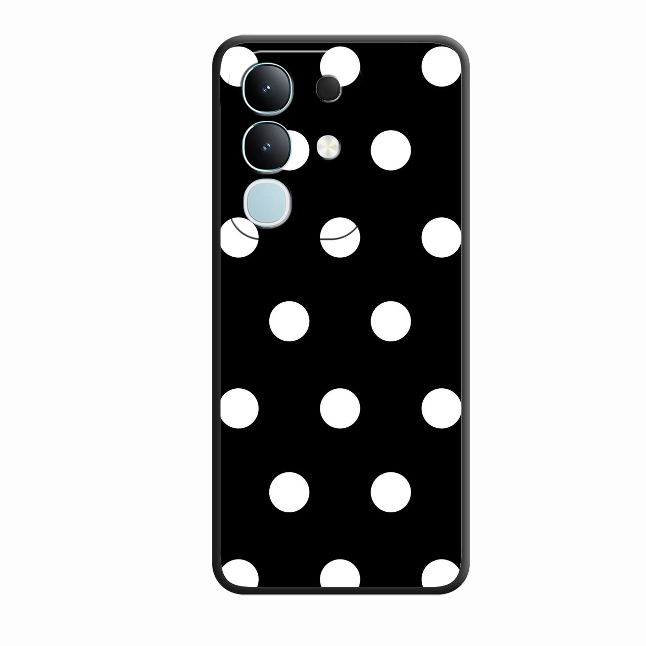 Classic Polka Dot Glass Phone Case for Vivo Y31 Pro 5G