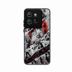 Itachi Uchiha Manga Collage Glass Phone Case for Motorola Edge 50 Neo