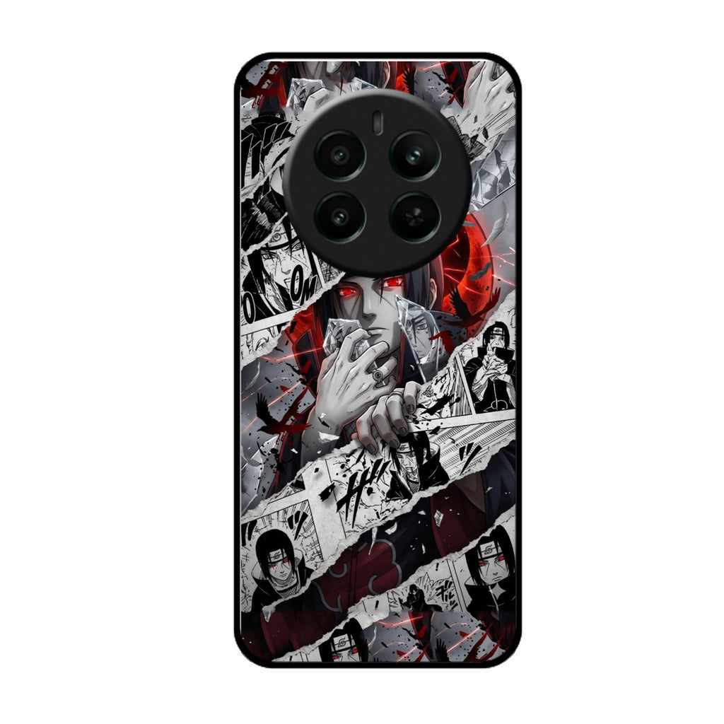 Itachi Uchiha Manga Collage Glass Phone Case for Realme P1 5G