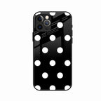 Classic Polka Dot Glass Phone Case for iPhone 12 Pro