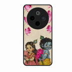 Krishna Eternal Lotus Glass Case for Vivo T4 5G
