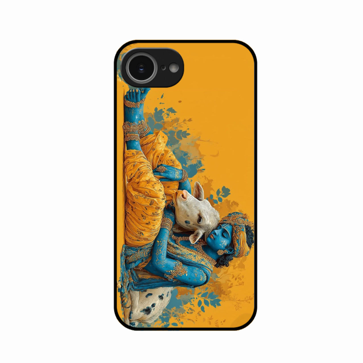 Divine Krishna Gopal Premium Glass Phone Case for iPhone 16e