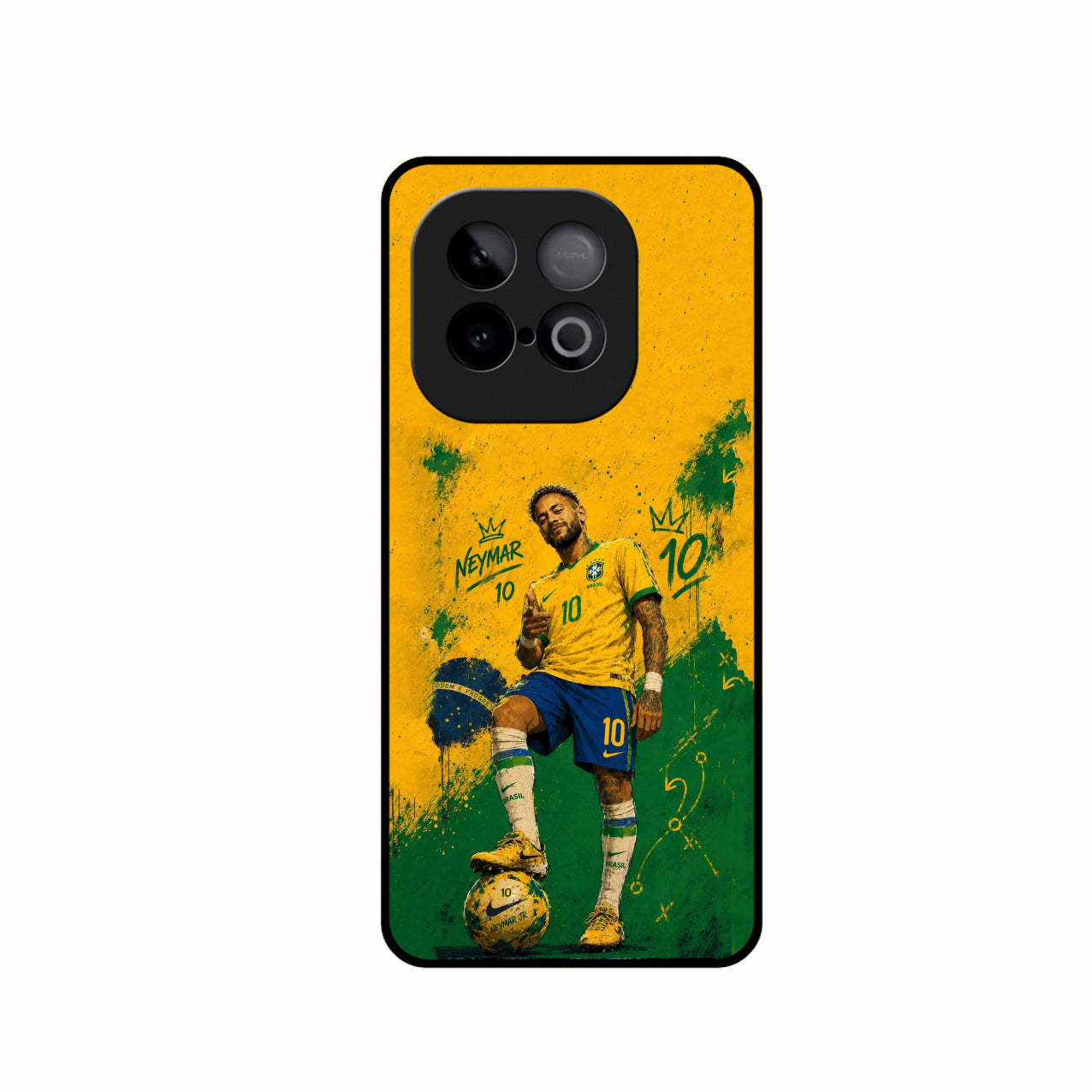 Golden Striker Glass Phone Case for iQOO Neo 10 5G