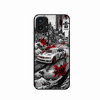 Japanese Wave Drift Racing Premium Glass Phone Case for Nothing Phone 1 - ShopOnCliQ