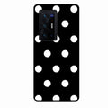 Classic Polka Dot Glass Phone Case for Vivo X70 Pro Plus 5G