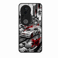 Japanese Wave Drift Racing Premium Glass Phone Case for Vivo T4 Ultra 5G