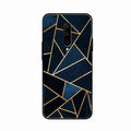 Midnight Gold Geometric Premium Glass Phone Case for Oneplus 7 Pro