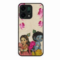Krishna Eternal Lotus Glass Case for Oppo Reno 14 5G