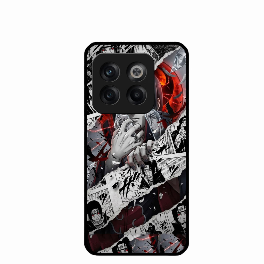 Itachi Uchiha Manga Collage Glass Phone Case for Oneplus 10T 5G