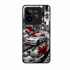 Japanese Wave Drift Racing Premium Glass Phone Case for Realme Gt 7 Pro - ShopOnCliQ