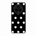 Classic Polka Dot Glass Phone Case for Realme 14 Pro 5G