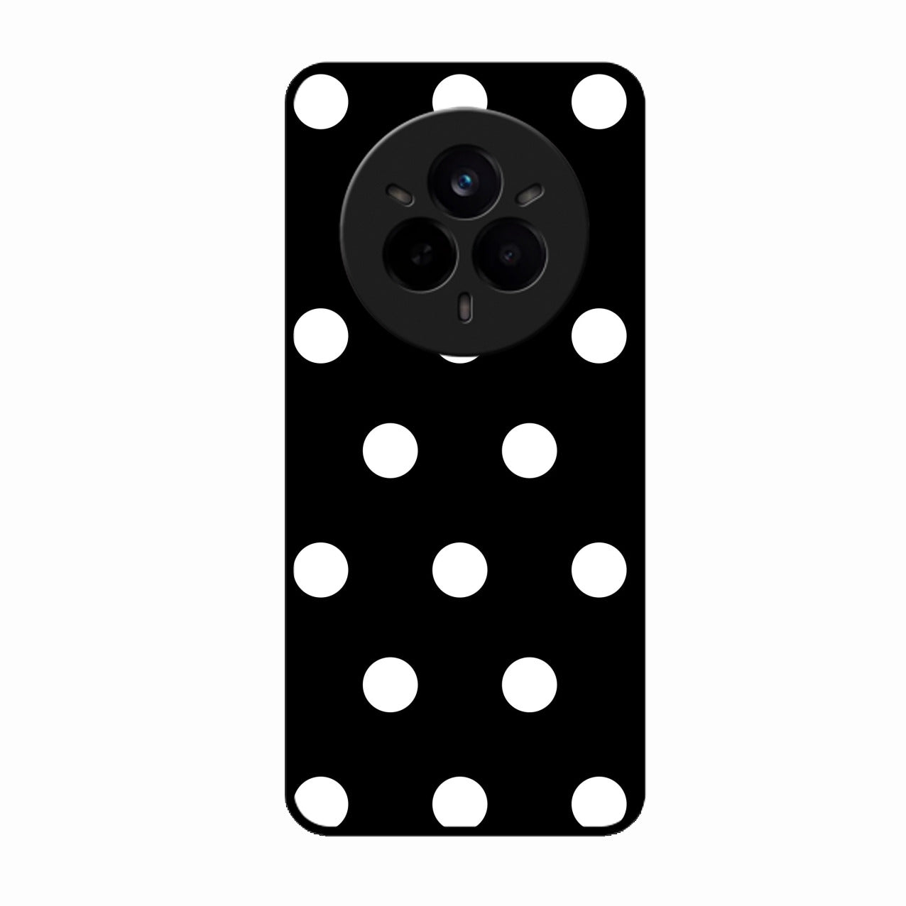 Classic Polka Dot Glass Phone Case for Realme 14 Pro 5G