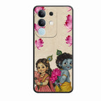 Krishna Eternal Lotus Glass Case for Vivo Y31 Pro 5G