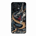 Midnight Dragon Glass Phone Case for Vivo V60 5G