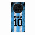 Blue Stripes Number 10 Football Glass Phone Case for Oppo F29 Pro 5G