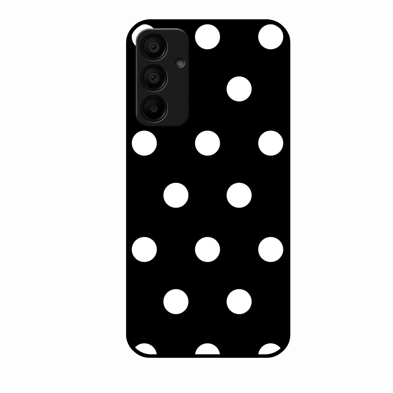Classic Polka Dot Glass Phone Case for Samsung Galaxy M15 5G