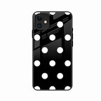 Classic Polka Dot Glass Phone Case for iPhone 12 mini