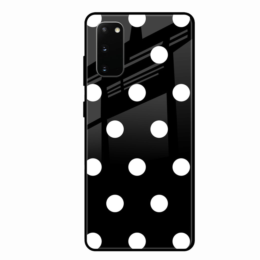 Classic Polka Dot Glass Phone Case for Samsung Galaxy S20 Fe 5G