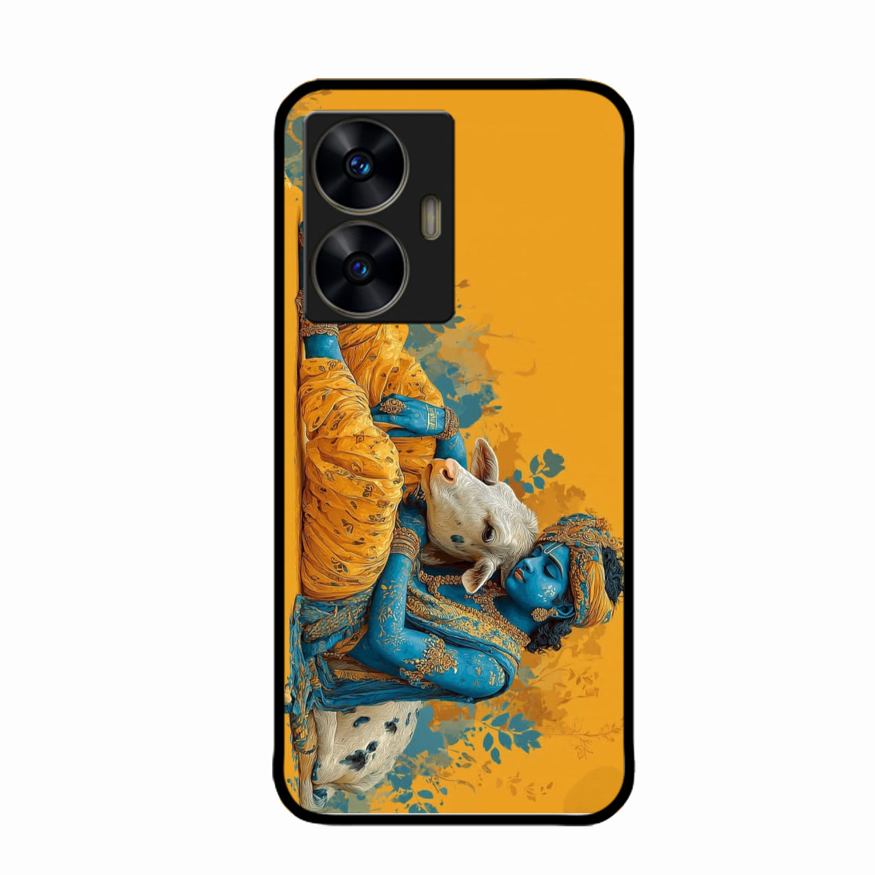 Divine Krishna Gopal Premium Glass Phone Case for Realme C55