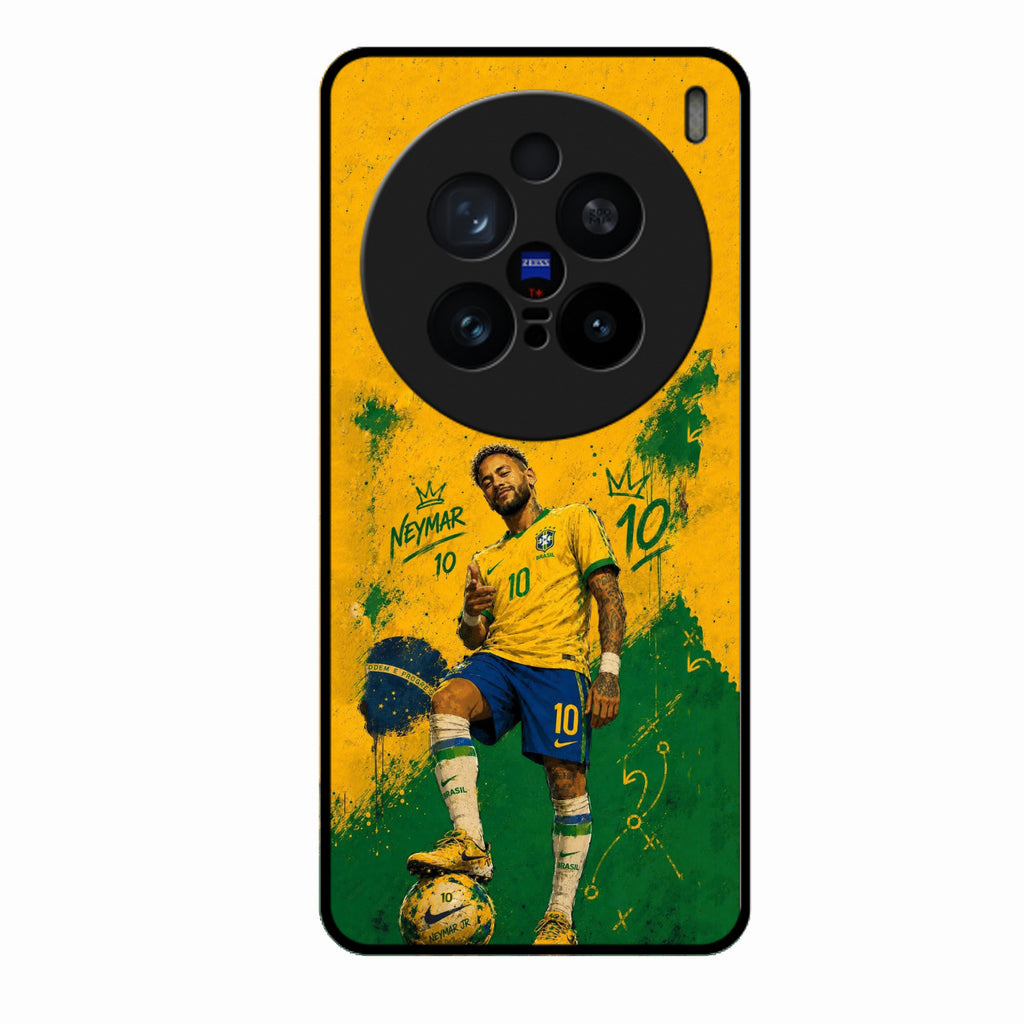 Golden Striker Glass Phone Case for Vivo X200 Pro 5G