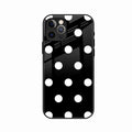 Classic Polka Dot Glass Phone Case for iPhone 12 Pro Max